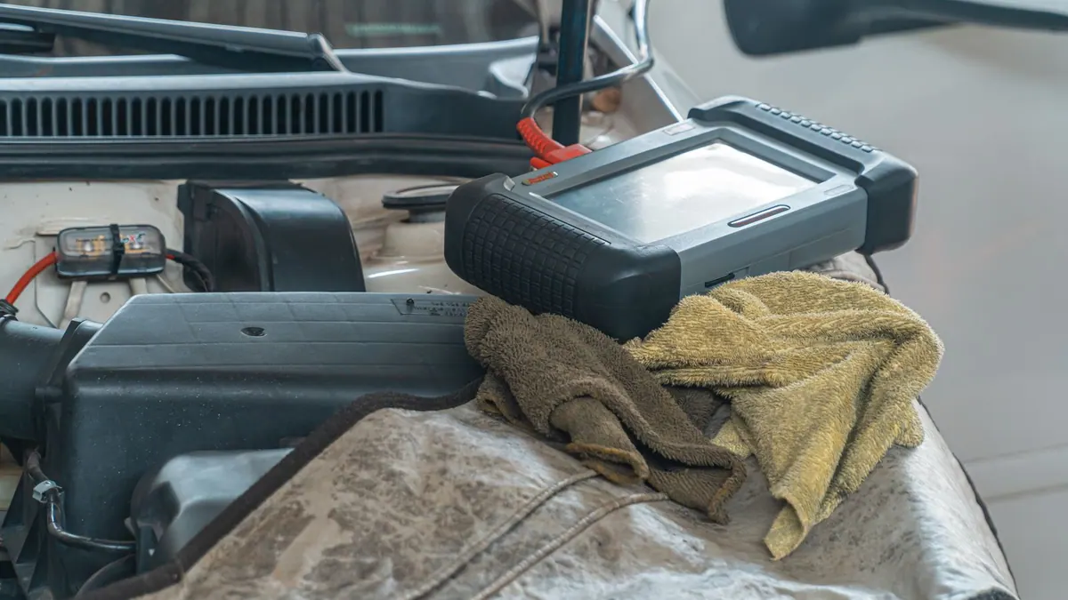 Diagnostic électronique d’un moteur au garage